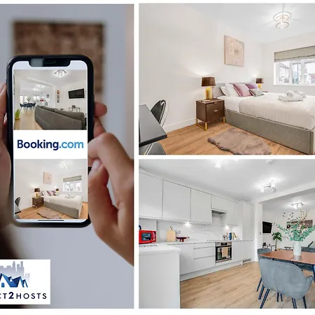 Stylish Two Bedroom Apartments By Direct2Hosts Short Lets West London Oasis With Workspace & Long Stays